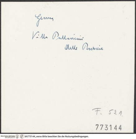 Rückseite von bh773144_recto