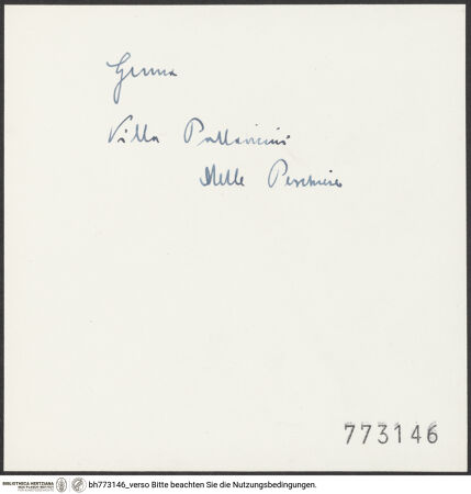 Rückseite von bh773146_recto