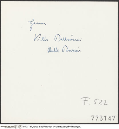 Rückseite von bh773147_recto