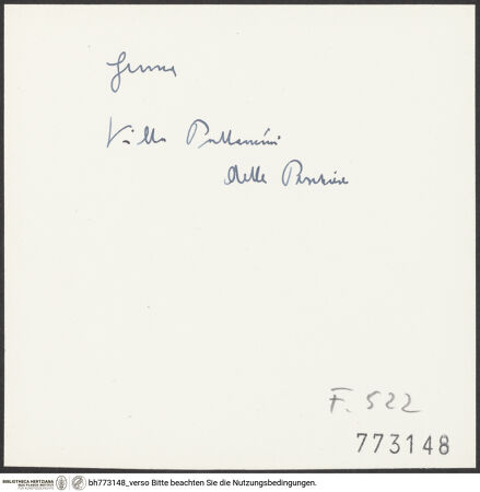 Rückseite von bh773148_recto