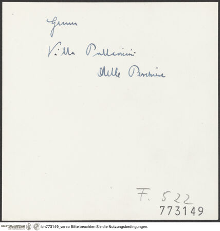 Rückseite von bh773149_recto