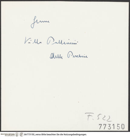 Rückseite von bh773150_recto