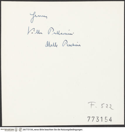 Rückseite von bh773154_recto