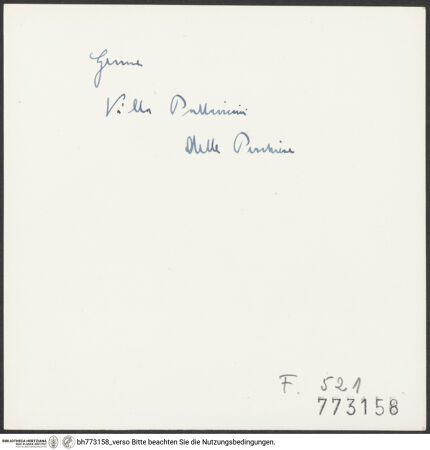 Rückseite von bh773158_recto