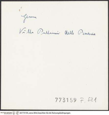 Rückseite von bh773159_recto