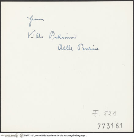 Rückseite von bh773161_recto