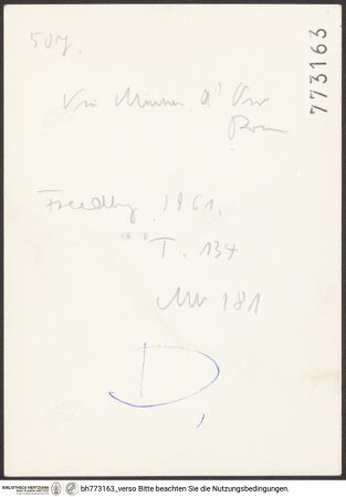 Rückseite von bh773163_recto