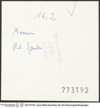 Rückseite von bh773192_recto