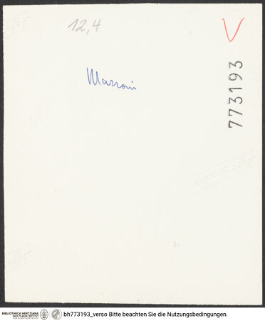 Rückseite von bh773193_recto