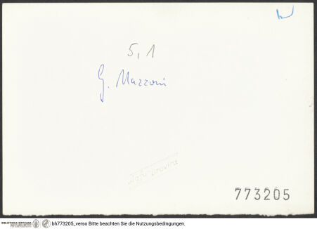 Rückseite von bh773205_recto