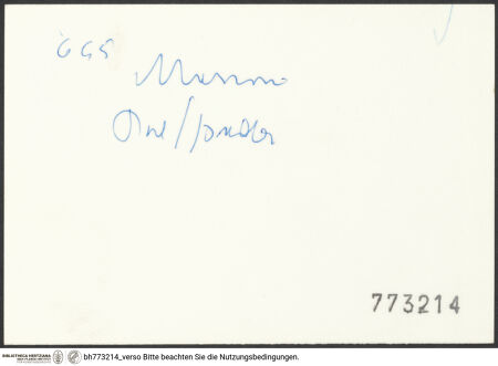 Rückseite von bh773214_recto