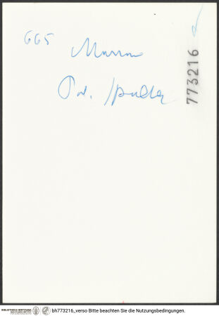 Rückseite von bh773216_recto