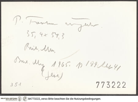 Rückseite von bh773222_recto