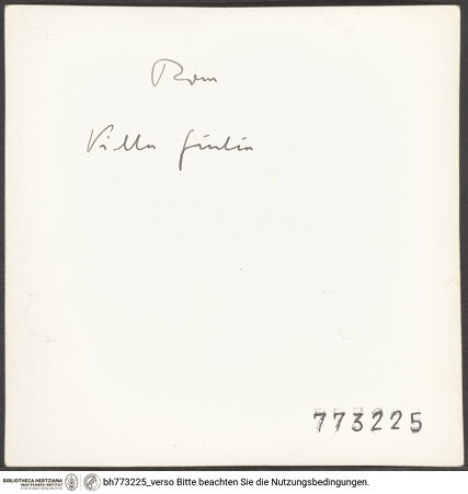 Rückseite von bh773225_recto