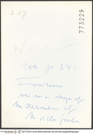 Rückseite von bh773229_recto