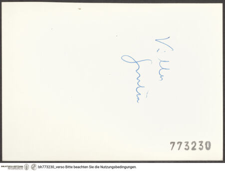 Rückseite von bh773230_recto