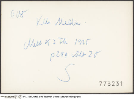 Rückseite von bh773231_recto