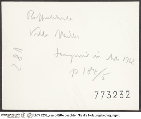 Rückseite von bh773232_recto