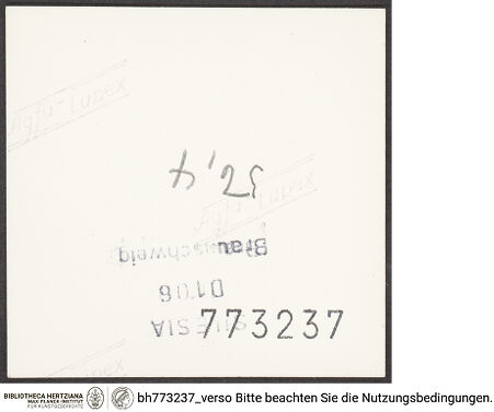 Rückseite von bh773237_recto