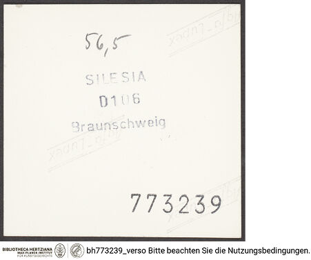 Rückseite von bh773239_recto