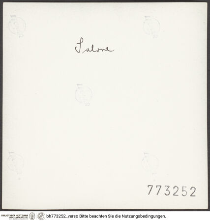 Rückseite von bh773252_recto