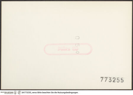 Rückseite von bh773255_recto