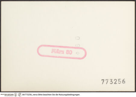 Rückseite von bh773256_recto