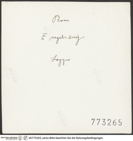 Rückseite von bh773265_recto