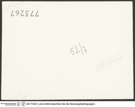 Rückseite von bh773267_recto