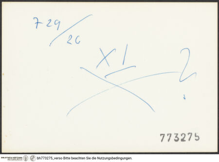 Rückseite von bh773275_recto