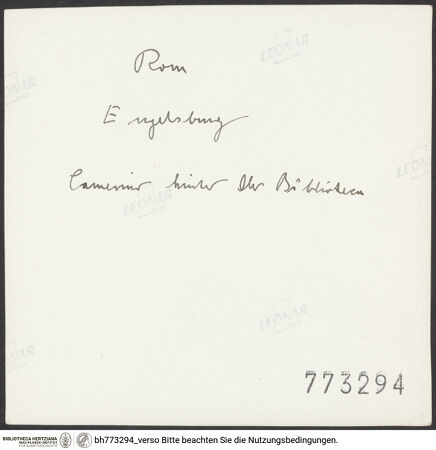 Rückseite von bh773294_recto