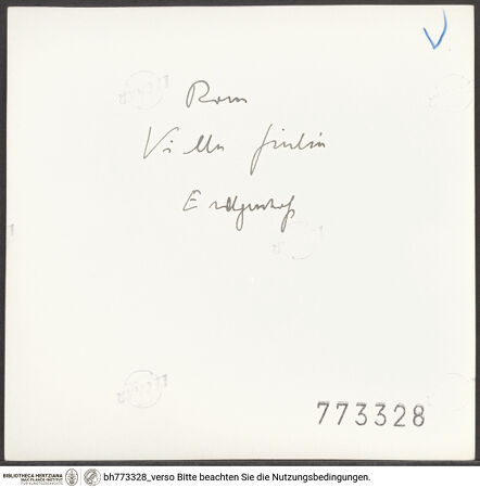 Rückseite von bh773328_recto