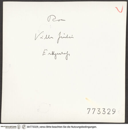 Rückseite von bh773329_recto