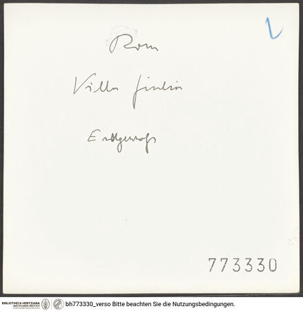 Rückseite von bh773330_recto