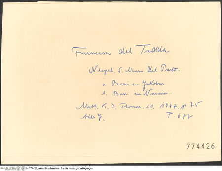 Rückseite von bh774426_recto