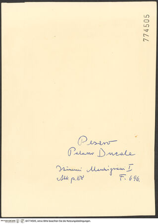 Rückseite von bh774505_recto