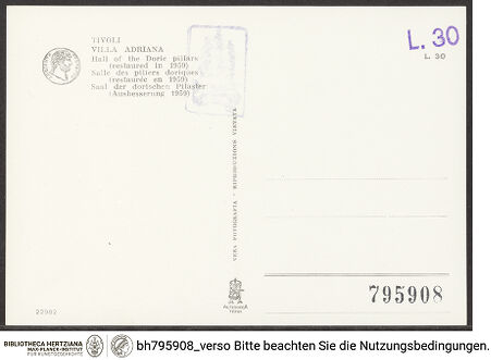 Rückseite von bh795908_recto