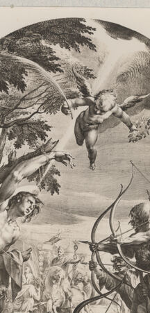 Rückseite von unbekannt [http://creativecommons.org/publicdomain/mark/1.0/] Die Marter des heiligen Sebastian - , bh001001. Foto.