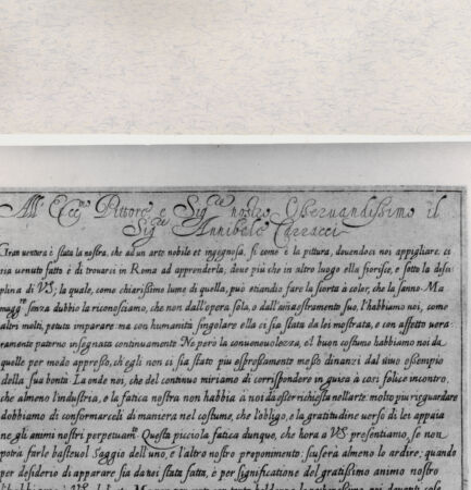 Rückseite von  [http://creativecommons.org/publicdomain/mark/1.0/] Annibale Carracci - , bh001435. Foto.