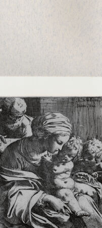 Rückseite von  [http://creativecommons.org/publicdomain/mark/1.0/] Heilige Familie - , bh001439. Foto.