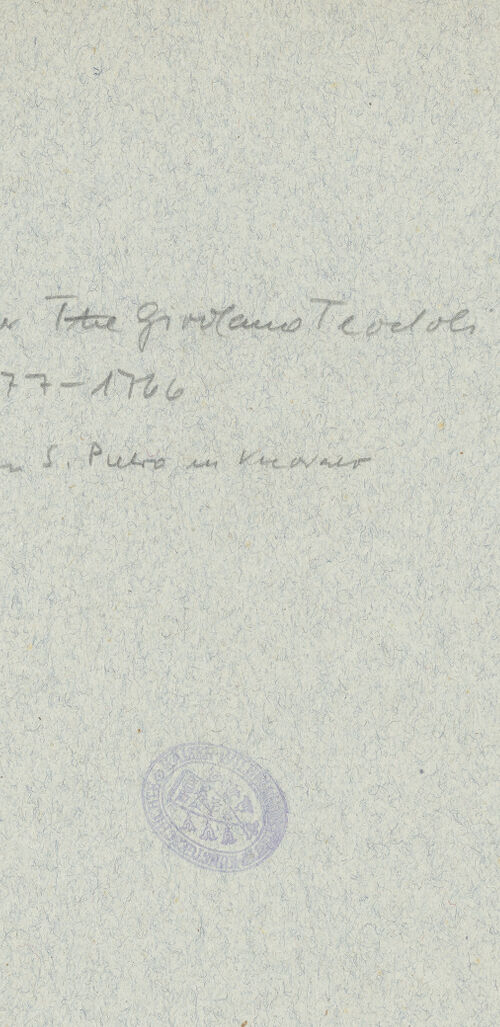 Rückseite von Bibliotheca Hertziana [https://www.deutsche-digitale-bibliothek.de/content/lizenzen/rv-fz/] Santi Marcellino e Pietro - Ansicht aus Nordwesten, bh006660_recto. Foto: Lindner, Paul.