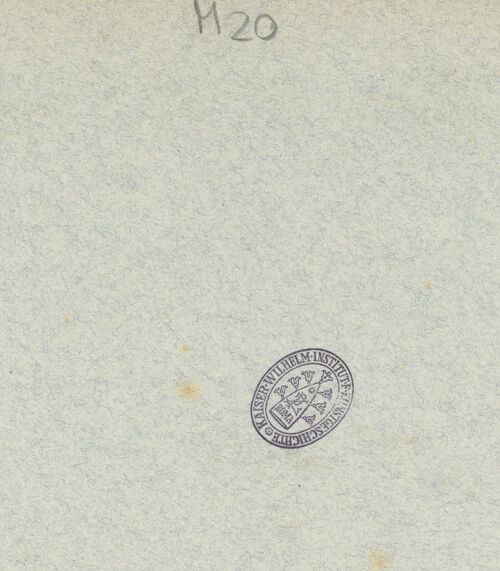 Rückseite von Bibliotheca Hertziana [https://www.deutsche-digitale-bibliothek.de/content/lizenzen/rv-fz/] Büste des Antonio Frangipane (gestorben 1546) - , bh007873_recto. Foto.