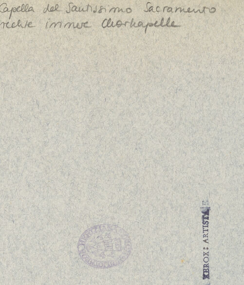 Rückseite von ICCD [https://www.deutsche-digitale-bibliothek.de/content/lizenzen/rv-ez/] Tod des heiligen Francesco Solano - , bh008166_recto. Foto.