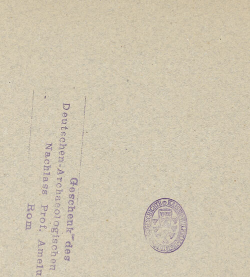 Rückseite von Bibliotheca Hertziana [http://creativecommons.org/publicdomain/mark/1.0/] Groteskendekoration - Innenansicht: Ecke mit Nische, bh017657_recto. Foto: Faraglia, Cesare.