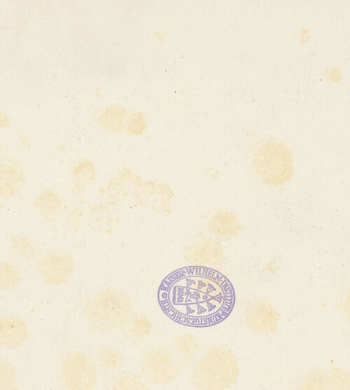 Rückseite von ICCD [https://www.deutsche-digitale-bibliothek.de/content/lizenzen/rv-ez/] Szenen aus dem MarienlebenMarientod - Detail: assumptio animae, bh036628_recto. Foto.