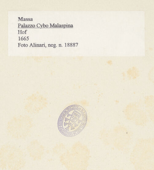 Rückseite von bh042709_recto