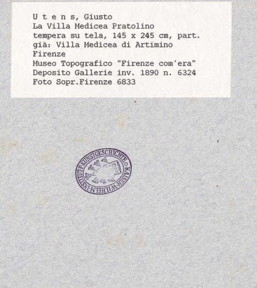 Rückseite von Sopr. BAS FI [https://www.deutsche-digitale-bibliothek.de/content/lizenzen/rv-ez/] Veduten der Medici-VillenAnsicht der Villa Medicea di Pratolino - Detail, bh045117_recto. Foto.