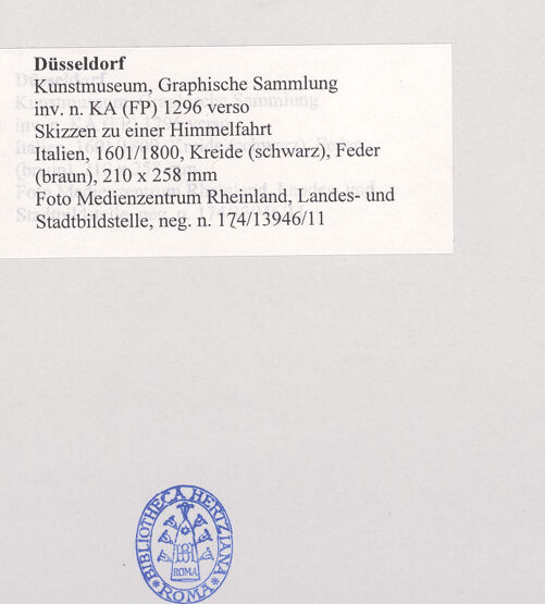 Rückseite von unbekannt [https://www.deutsche-digitale-bibliothek.de/content/lizenzen/rv-fz/] Cappella AlaleonaAltaraufbau mit Noli me tangere und Engeln mit Arma Christi - Noli me tangere, bh050278_recto. Foto.