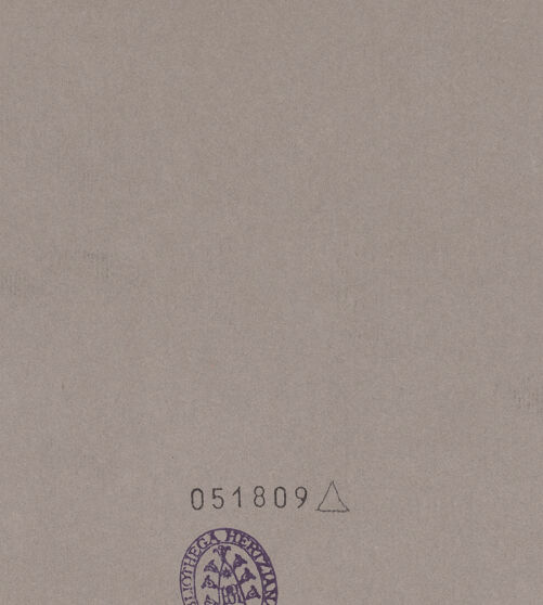 Rückseite von bh051809_recto