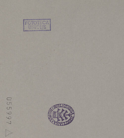 Rückseite von Alinari [https://www.deutsche-digitale-bibliothek.de/content/lizenzen/rv-ez/] Tod der heiligen Cäcilia im Beisein von Papst Paschalis I. und dem heiligen Maximus - Gesamtansicht mit Rahmung und Altar, bh055997_recto. Foto.